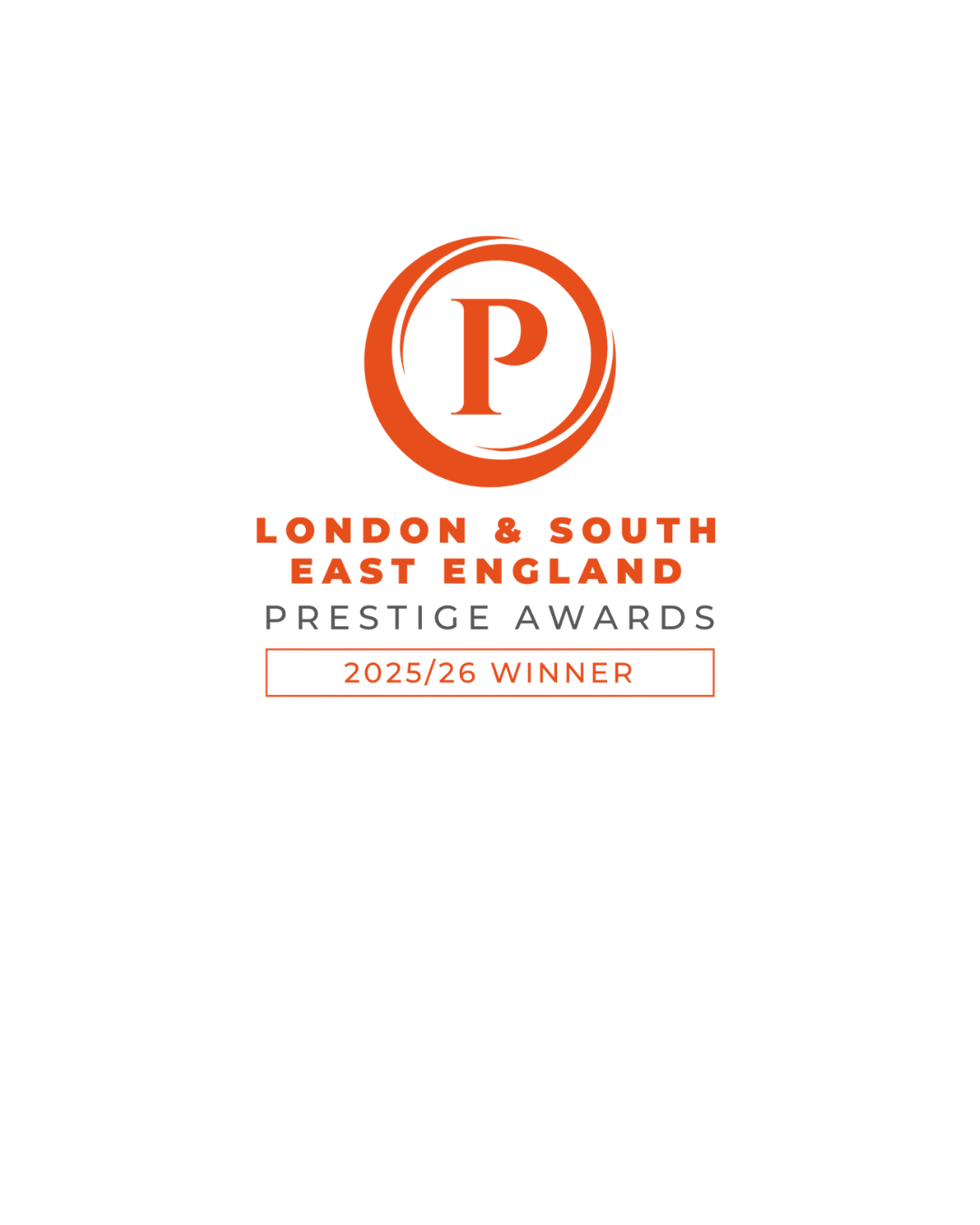 London and South East England Prestige Awards 2025/26 winner